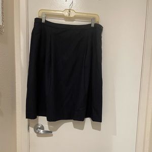 JCrew Navy pinstripe skirt
